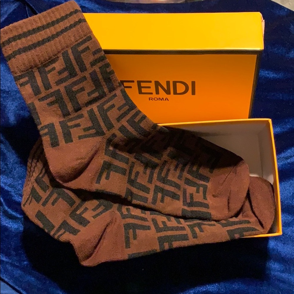 Fendi monogram socks